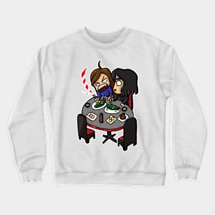 Bonding With Chopsticks Crewneck Sweatshirt